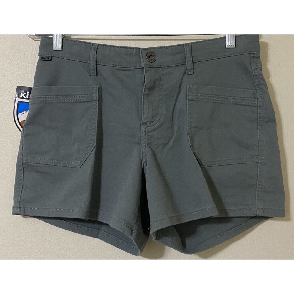 Kuhl Kurves Women's Size 10 Medium Sea Grass Kontour Shorts 30" x 4" NWT